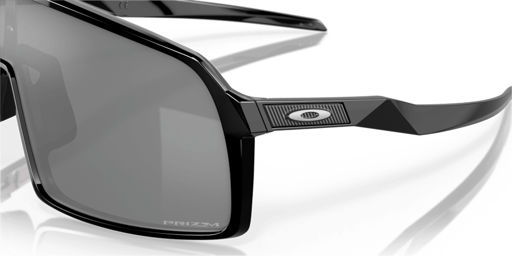 Oakley Sutro Sport Sunglasses (Prizm Black/Polished Black) | Cycling Gears Hub - Cycling Gears Hub