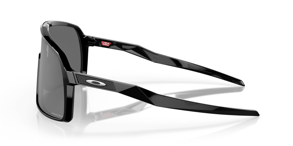 Oakley Sutro Sport Sunglasses (Prizm Black/Polished Black) | Cycling Gears Hub - Cycling Gears Hub
