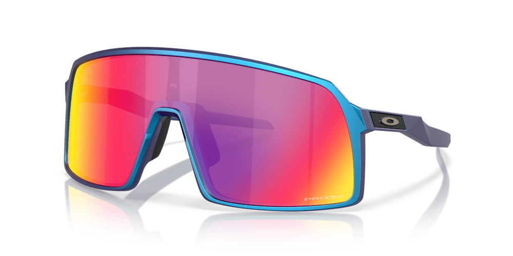 Oakley Sutro Sport Sunglasses (Prizm Road/Matte Cyan/Blue Colorshift) | Cycling Gears Hub - Cycling Gears Hub