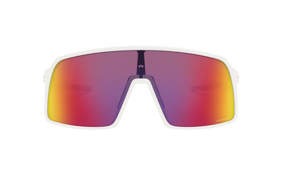 Oakley Sutro Sport Sunglasses (Prizm Road/Matte White) | Cycling Gears Hub - Cycling Gears Hub