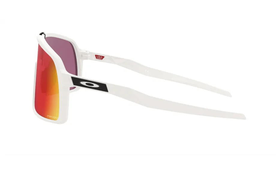 Oakley Sutro Sport Sunglasses (Prizm Road/Matte White) | Cycling Gears Hub - Cycling Gears Hub