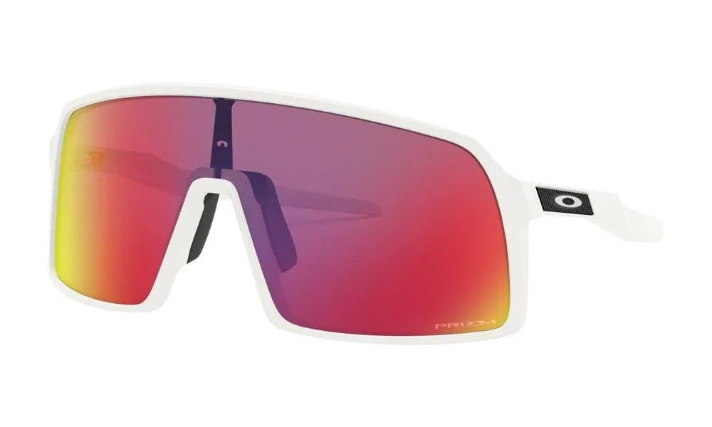 Oakley Sutro Sport Sunglasses (Prizm Road/Matte White) | Cycling Gears Hub - Cycling Gears Hub