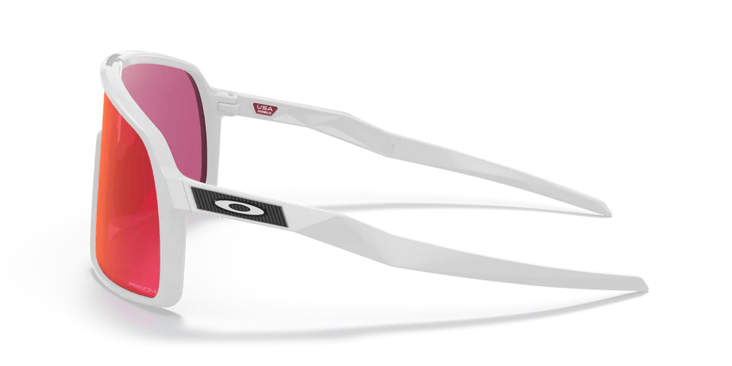 Oakley Sutro Sunglasses (Polished White/Prizm Field) | Cycling Gears Hub - Cycling Gears Hub