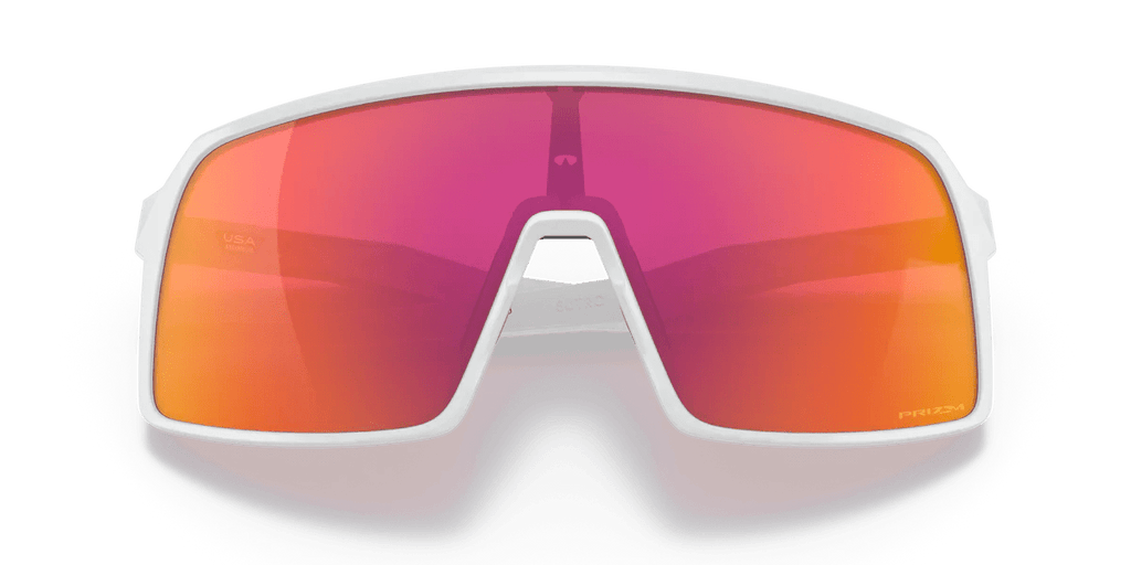 Oakley Sutro Sunglasses (Polished White/Prizm Field) | Cycling Gears Hub - Cycling Gears Hub