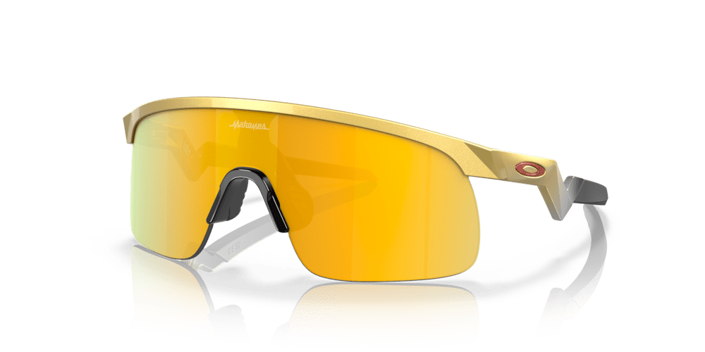 Oakley Youth Resistor Sport Sunglasses (Gold/Prizm 24K) | Cycling Gears Hub - Cycling Gears Hub