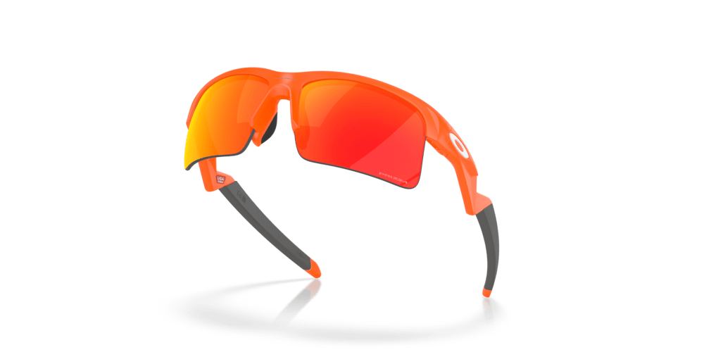 Okaley sunglass Capacitor (Youth Fit) prizm road Lenses with polished stonewash Frame - Cycling Gears Hub