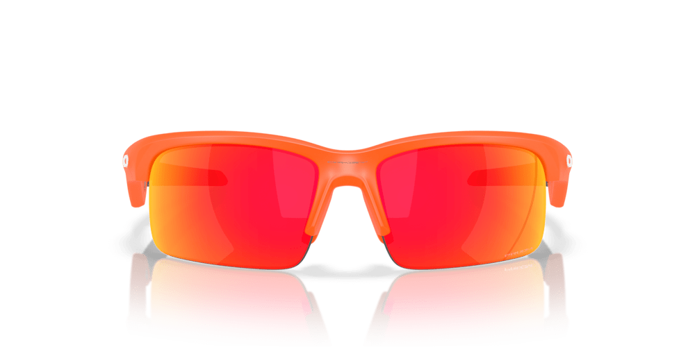Okaley sunglass Capacitor (Youth Fit) prizm road Lenses with polished stonewash Frame - Cycling Gears Hub