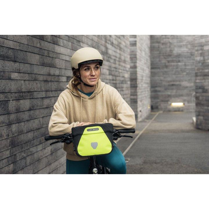 Ortlieb Ultimate Six High Visibility Hnadlebar Bag (Neon Yellow/Black Reflective) | Cycling Gears Hub - Cycling Gears Hub