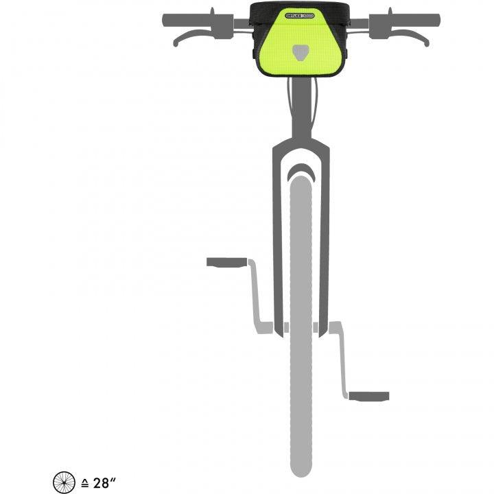 Ortlieb Ultimate Six High Visibility Hnadlebar Bag (Neon Yellow/Black Reflective) | Cycling Gears Hub - Cycling Gears Hub