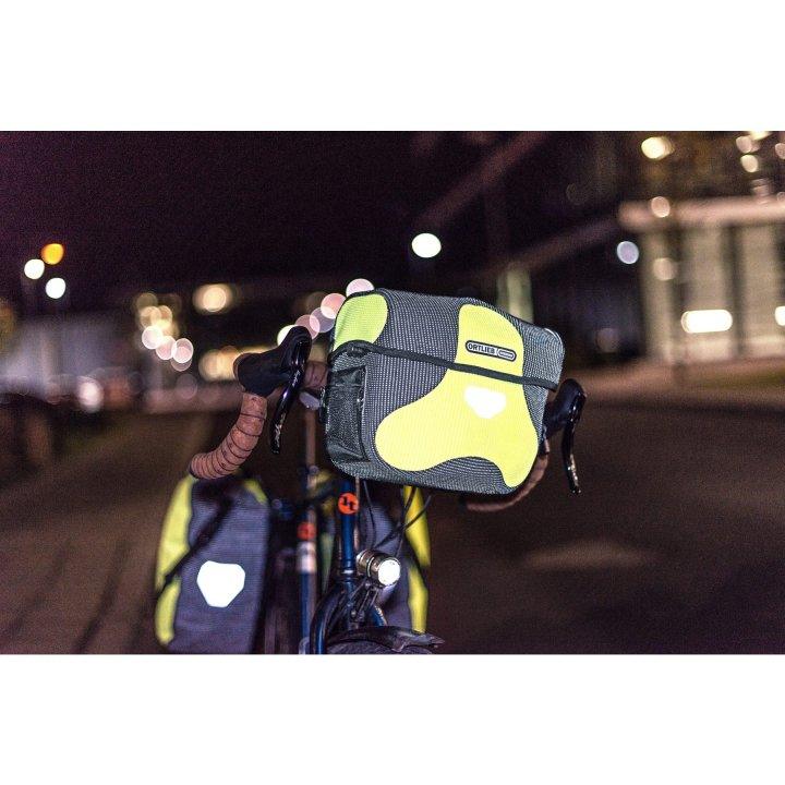 Ortlieb Ultimate Six High Visibility Hnadlebar Bag (Neon Yellow/Black Reflective) | Cycling Gears Hub - Cycling Gears Hub