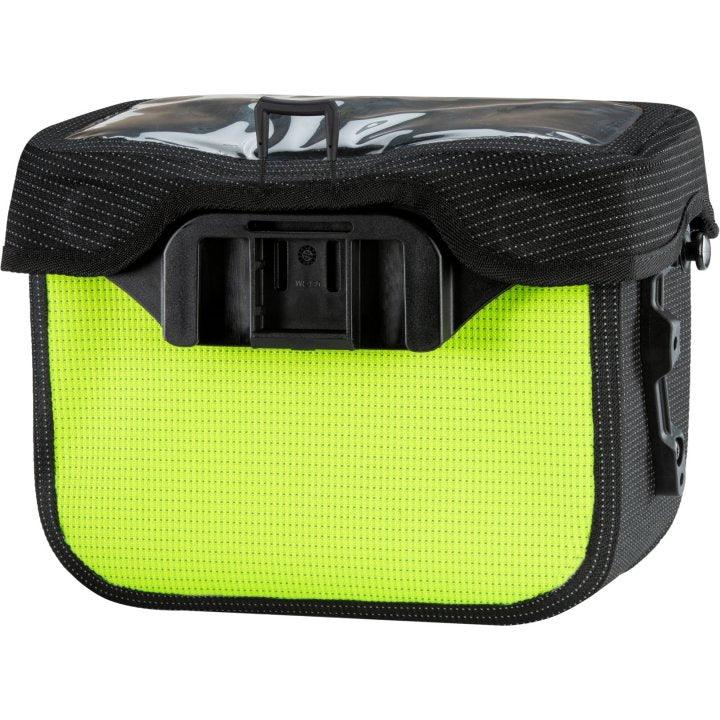 Ortlieb Ultimate Six High Visibility Hnadlebar Bag (Neon Yellow/Black Reflective) | Cycling Gears Hub - Cycling Gears Hub
