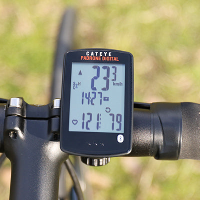 Cateye Padrone Digital Cyclocomputer (Black) | Cycling Gears Hub