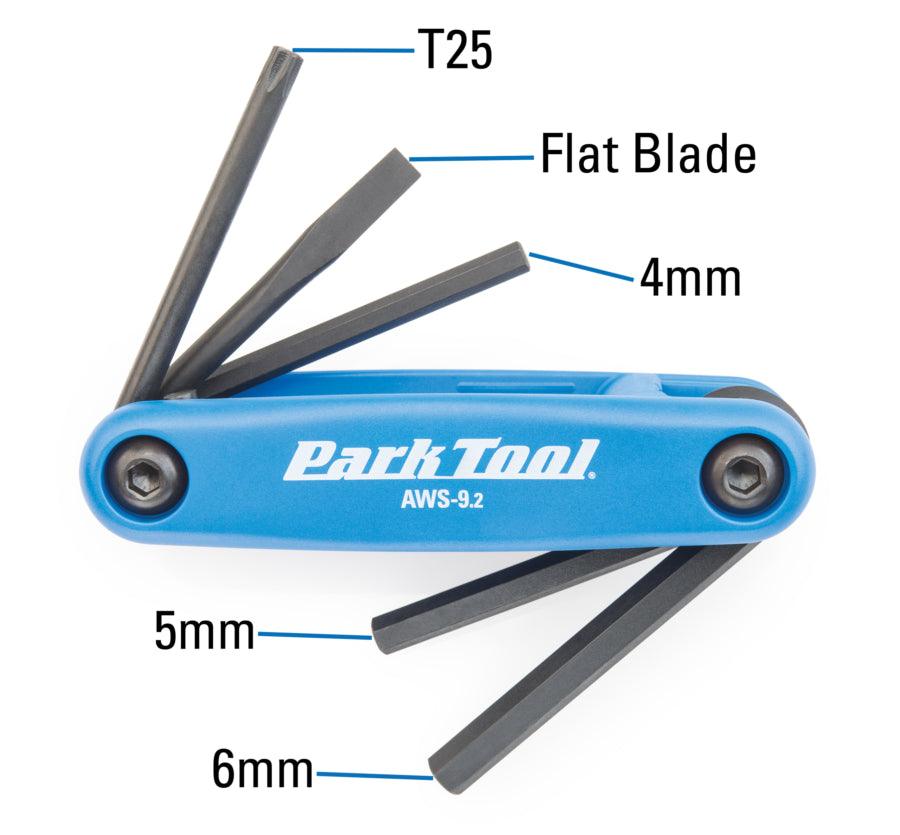 Park Tool 2 Fold - Up Hex Wrench And Screwdriver Set | Cycling Gears Hub - Cycling Gears Hub
