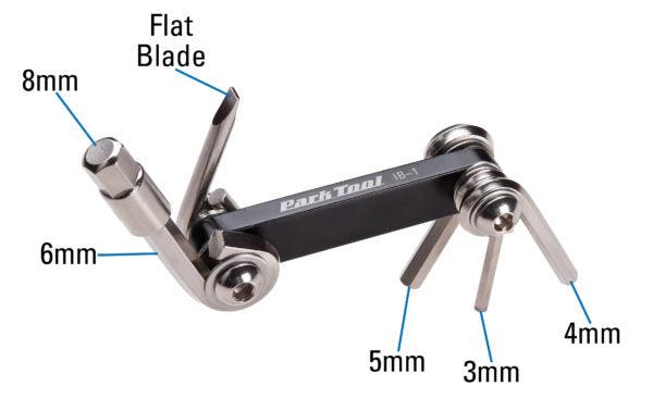 Park Tool I - Beam Mini Fold - up Hex/Screwdriver Set | Cycling Gears Hub - Cycling Gears Hub