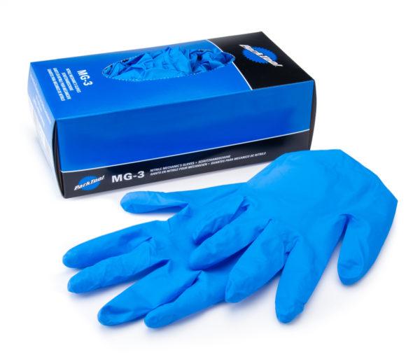 Park Tool Nitrile Mechanic's Gloves (Blue) | Cycling Gears Hub - Cycling Gears Hub