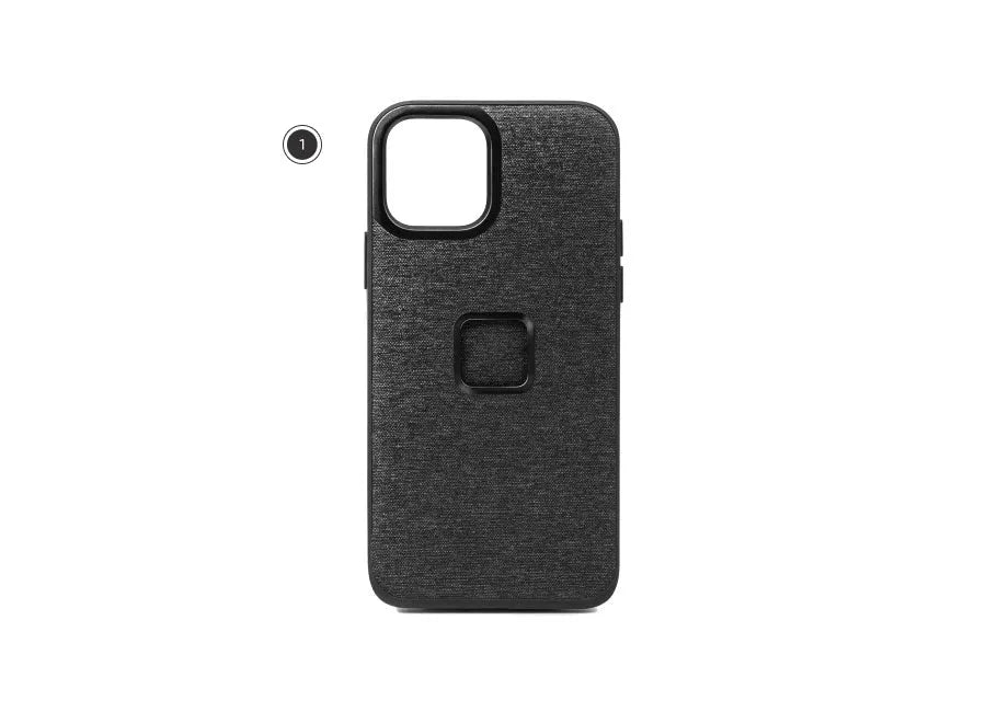 Peak Design iPhone 13 Pro Everyday Phone Case (Charcoal) | Cycling Gears Hub - Cycling Gears Hub