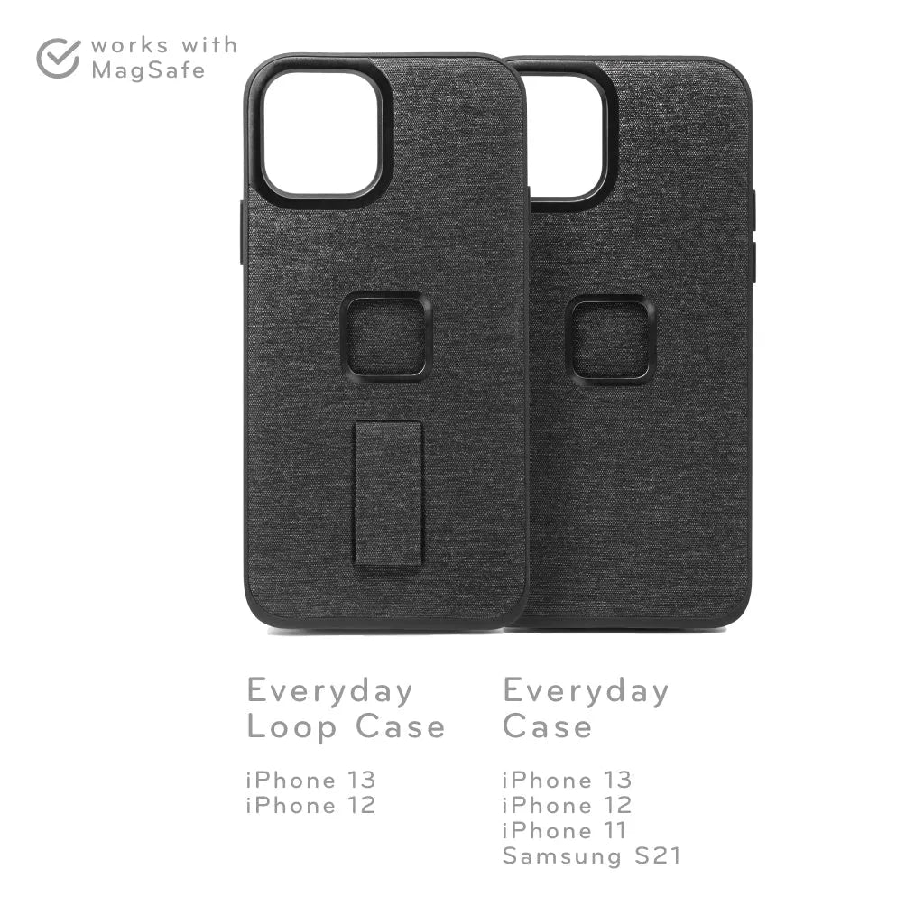 Peak Design iPhone 13 Pro Everyday Phone Case (Charcoal) | Cycling Gears Hub - Cycling Gears Hub
