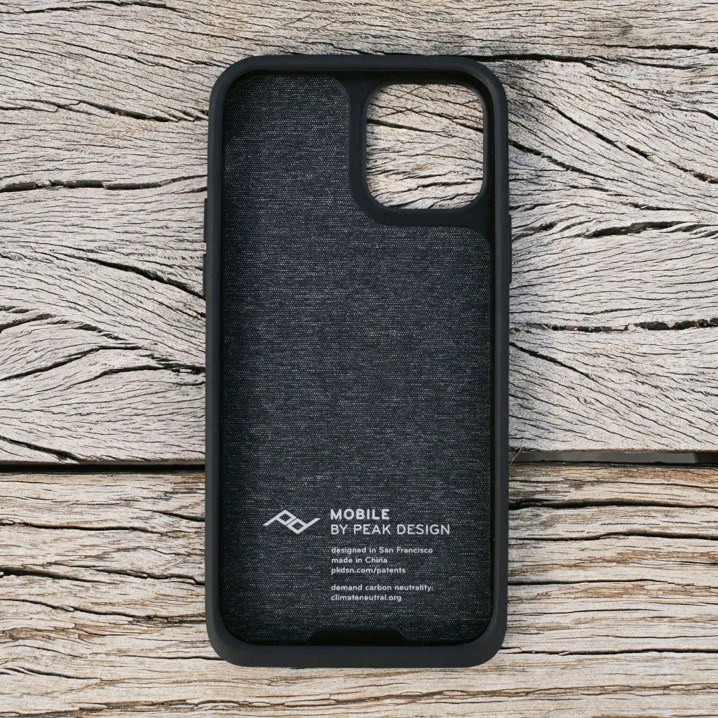 Peak Design iPhone 14 Pro Everyday Phone Case (Charcoal) | Cycling Gears Hub - Cycling Gears Hub