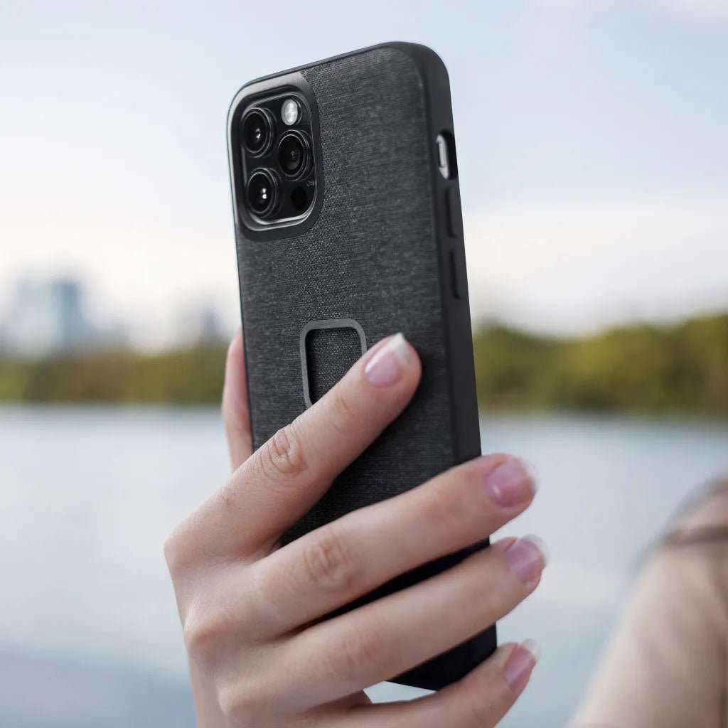 Peak Design iPhone 14 Pro Max Everyday Phone Case (Charcoal) | Cycling Gears Hub - Cycling Gears Hub