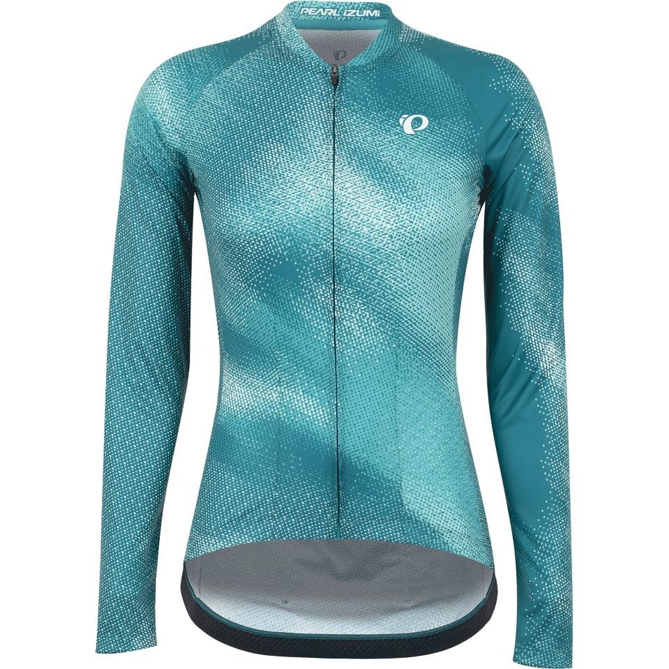 Pearl Izumi Attack Long Sleeve Women's Cycling Jersey (Gulf Teal) | Cycling Gears Hub