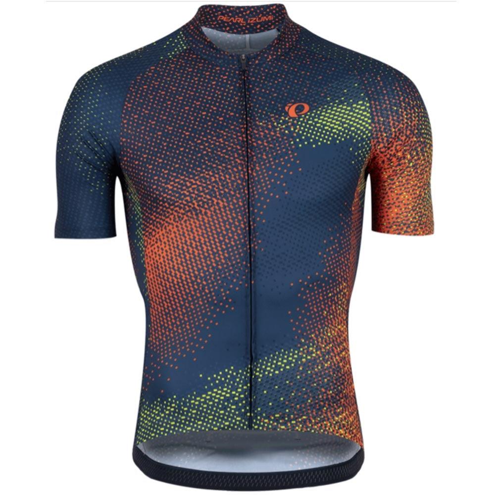 Pearl Izumi Attack Men's Cycling Jersey (Navy/Fuego Depth) | Cycling Gears Hub