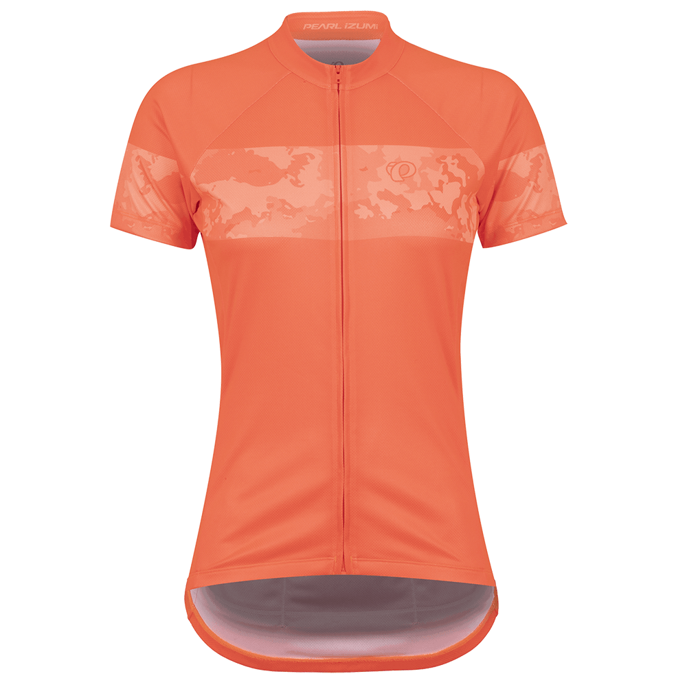 Pearl Izumi Classic Women's Cycling Jersey (Fiery Coral Fountain) | Cycling Gears Hub