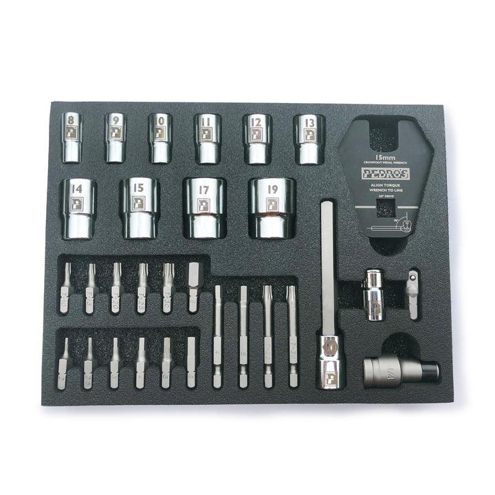 Pedros Pro Bit & Socket Set (31 Pcs) | Cycling Gears Hub - Cycling Gears Hub