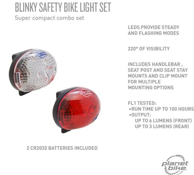 Planet Bike Blinky Combo Light | Cycling Gears Hub