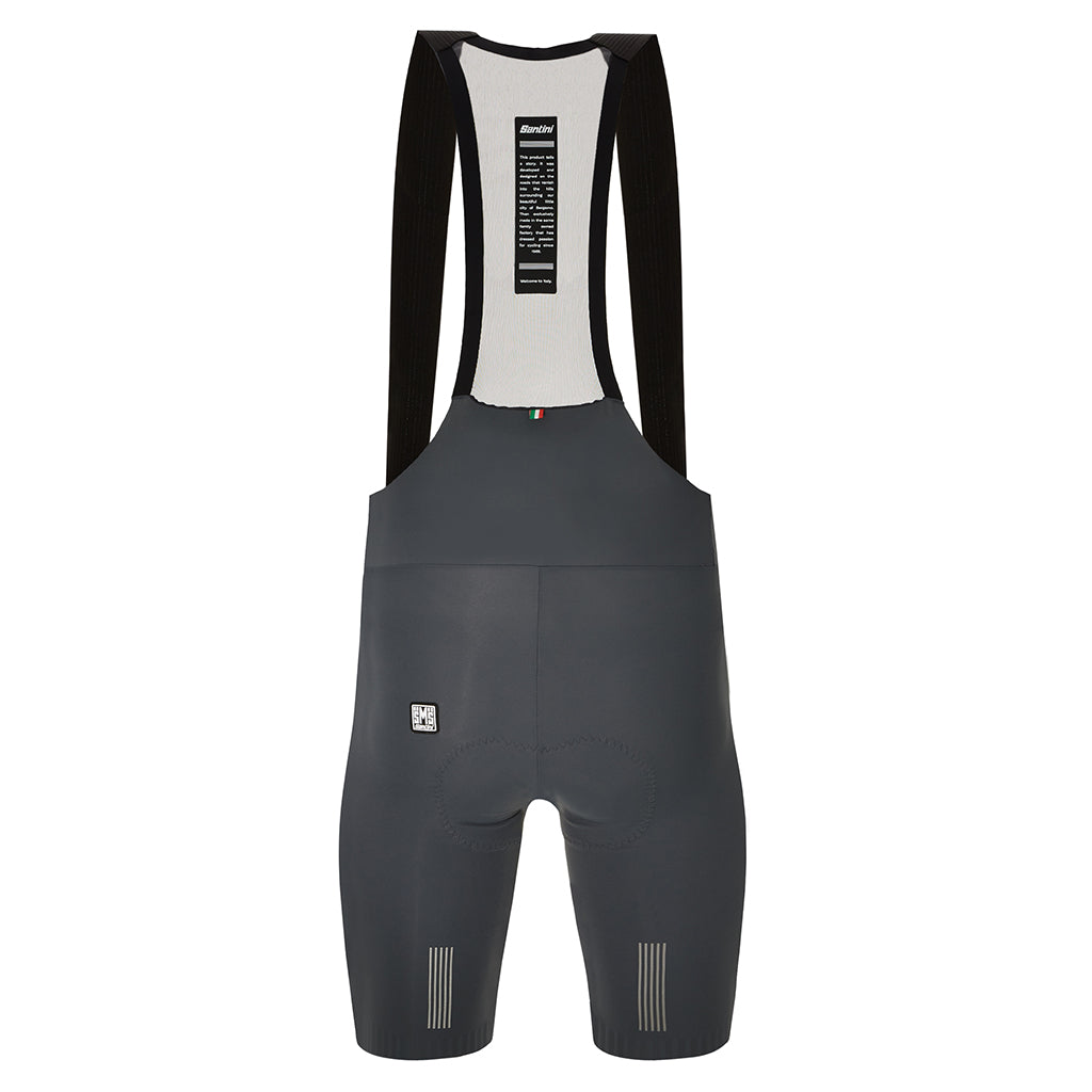 SANTINI PLUSH BIBSHORTS-GREY
