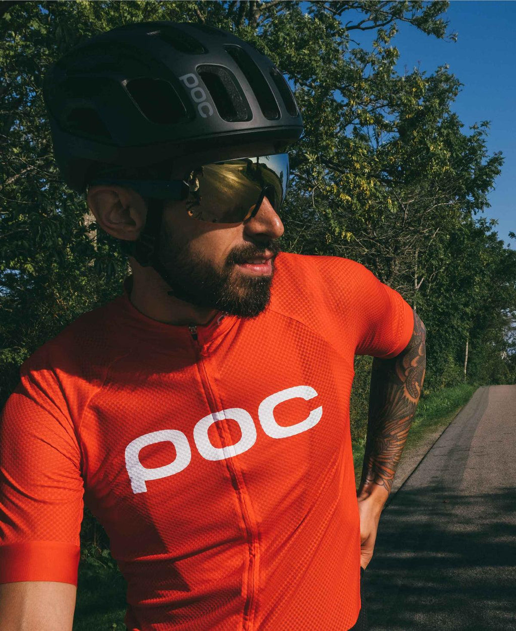 POC Aim Sport Sunglasses (Uranium Black - VGM) | Cycling Gears Hub - Cycling Gears Hub
