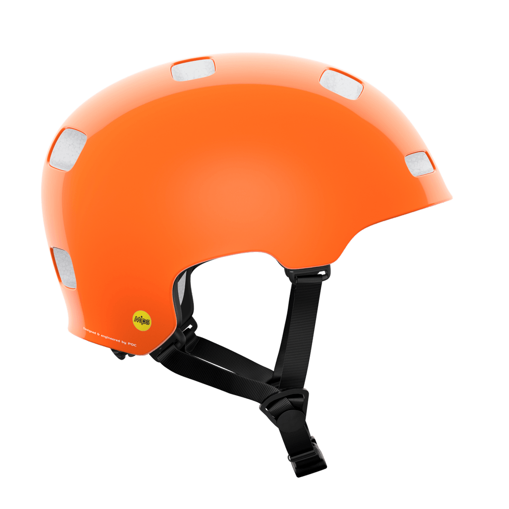 POC Crane MIPS Road Cycling Helmet (Fluorescent Orange) | Cycling Gears Hub