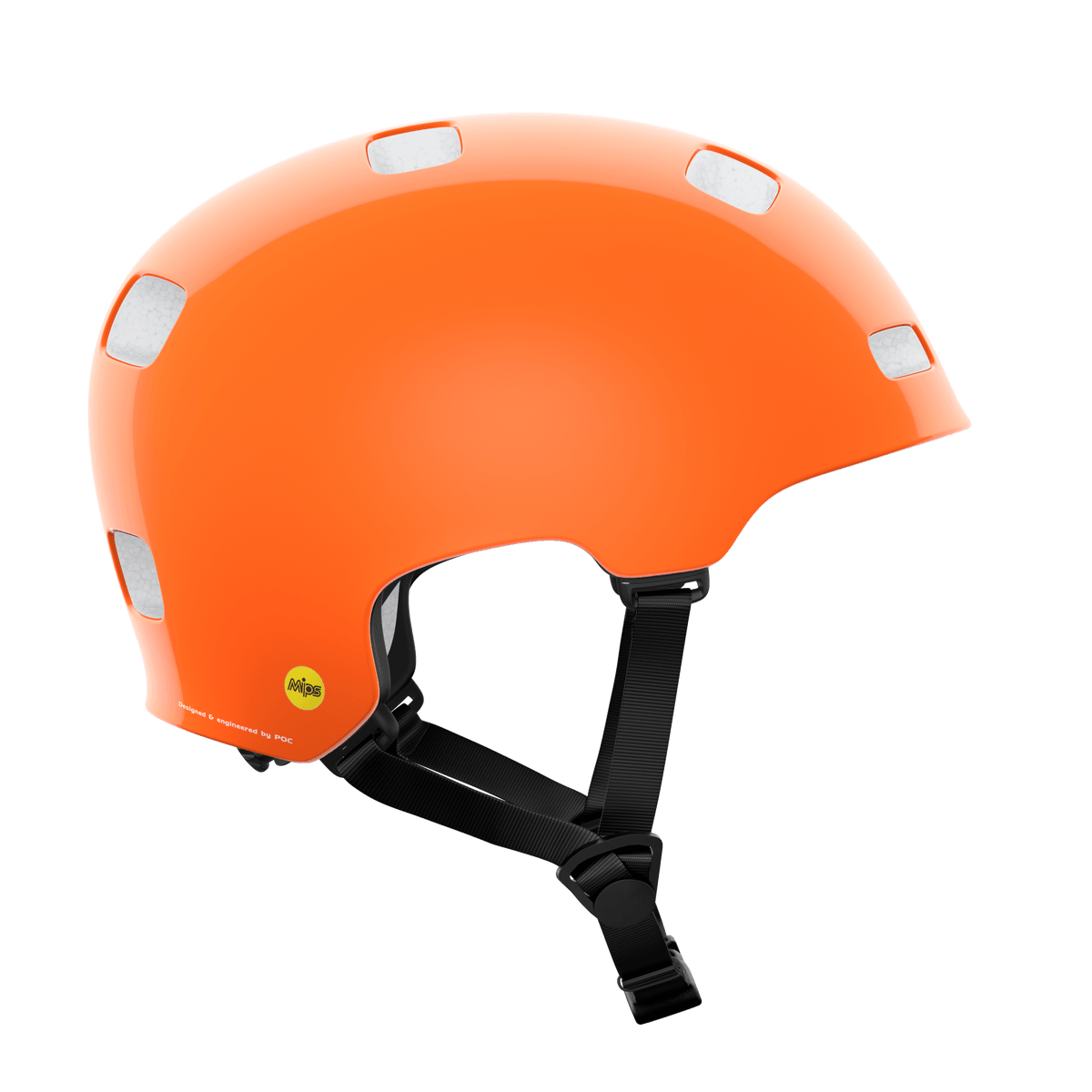 POC Crane MIPS Road Cycling Helmet (Fluorescent Orange) | Cycling Gears Hub