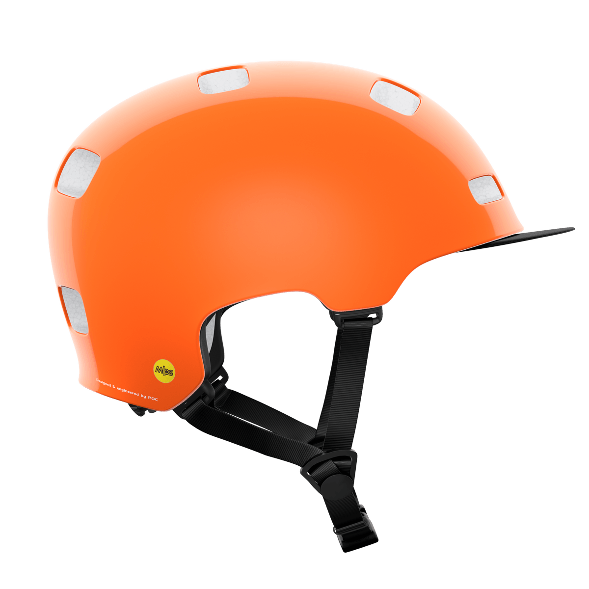POC Crane MIPS Road Cycling Helmet (Fluorescent Orange) | Cycling Gears Hub