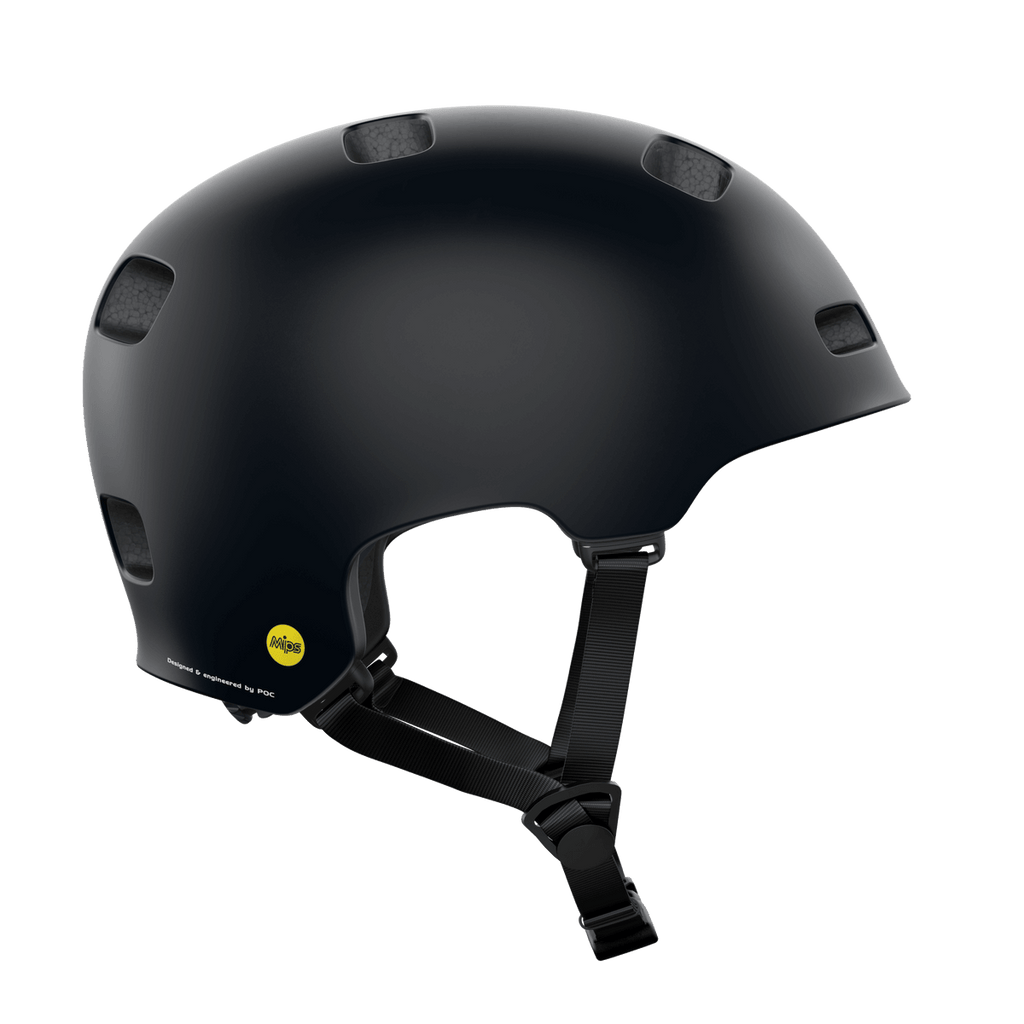 POC Crane MIPS Road Cycling Helmet (Matt Black) | Cycling Gears Hub