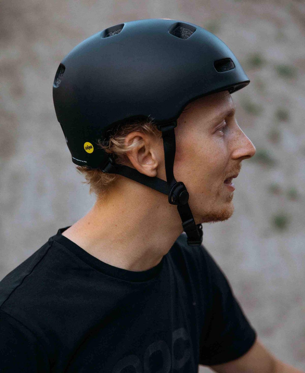 POC Crane MIPS Road Cycling Helmet (Matt Black) | Cycling Gears Hub