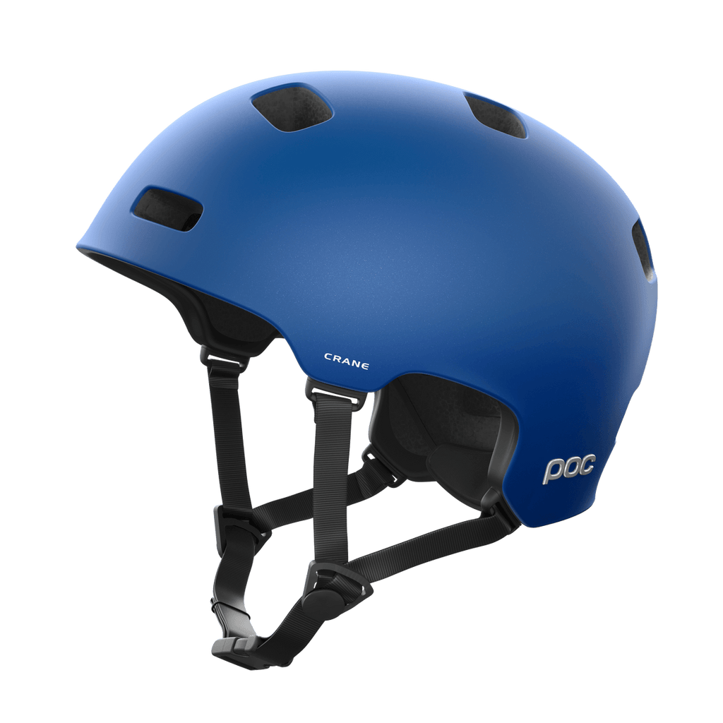POC Crane MIPS Road Cycling Helmet (Opal Blue Translucent BSM) | Cycling Gears Hub