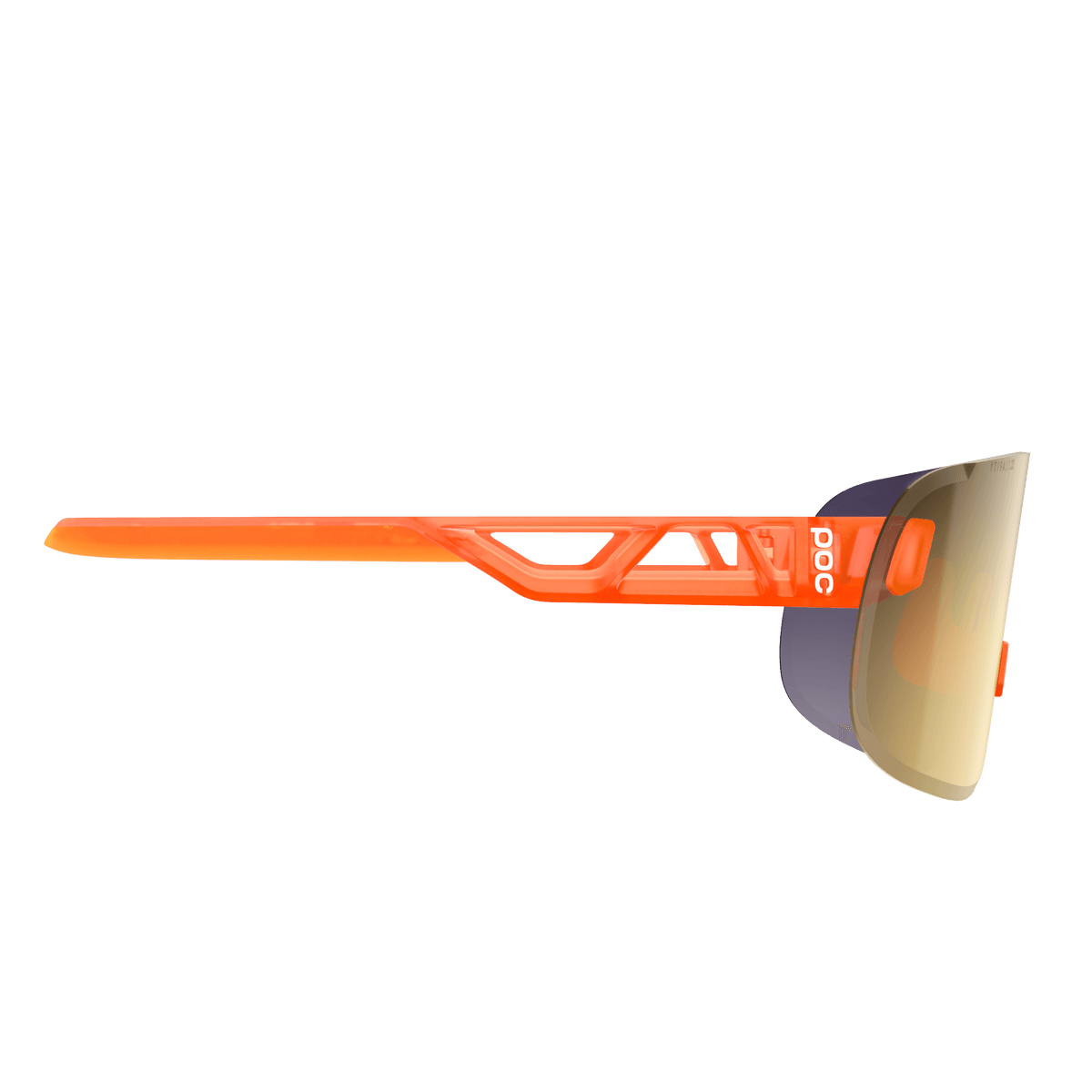 POC Elicit Sport Sunglasses (Fluorescent Orange Translucent) | Cycling Gears Hub - Cycling Gears Hub