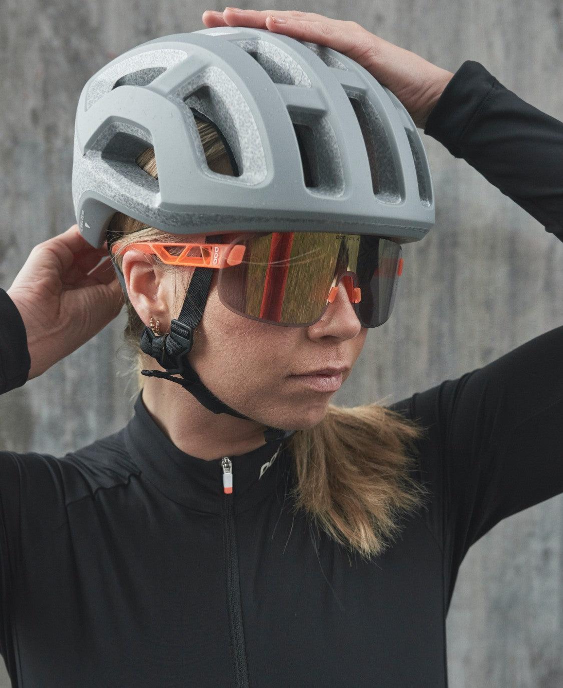 POC Elicit Sport Sunglasses (Fluorescent Orange Translucent) | Cycling Gears Hub - Cycling Gears Hub