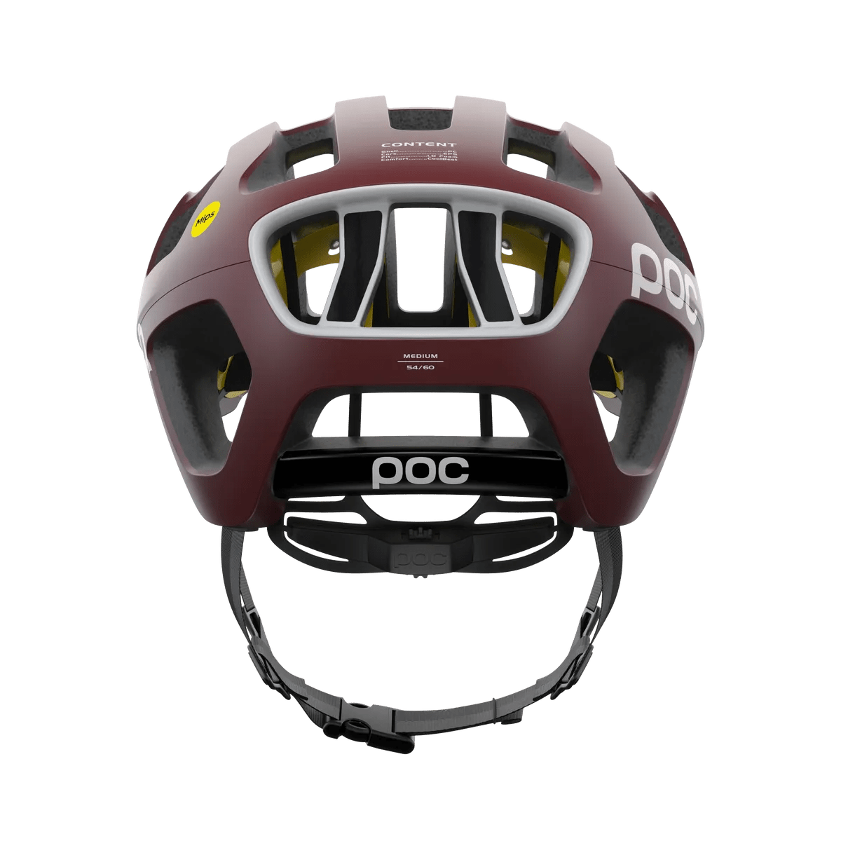 POC Octal MIPS Road Cycling Helmet (Propylene Red Matt) | Cycling Gears Hub - Cycling Gears Hub