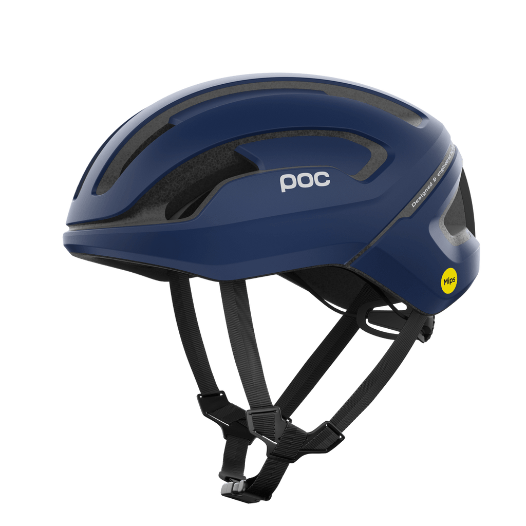 POC Omne Air Road Cycling Helmet (Lead Blue Matt) | Cycling Gears Hub