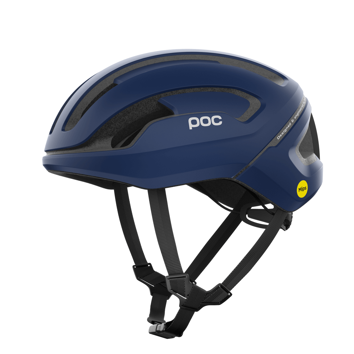 POC Omne Air Road Cycling Helmet (Lead Blue Matt) | Cycling Gears Hub