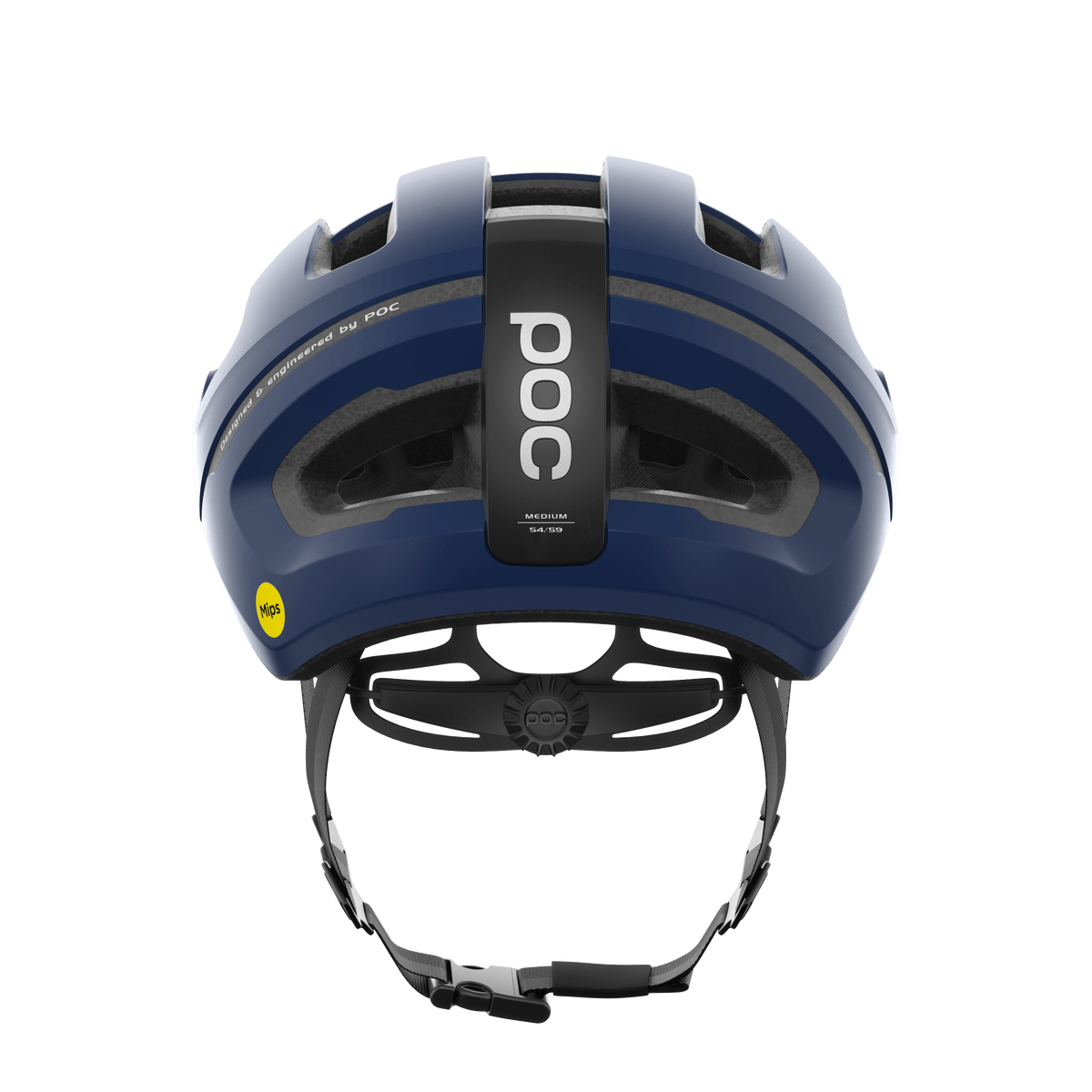 POC Omne Air Road Cycling Helmet (Lead Blue Matt) | Cycling Gears Hub