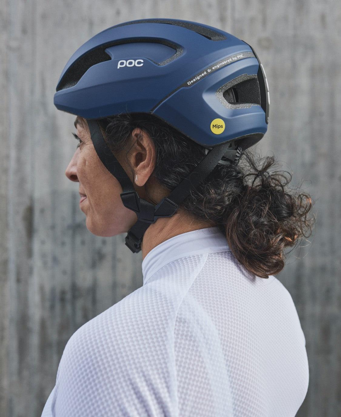 POC Omne Air Road Cycling Helmet (Lead Blue Matt) | Cycling Gears Hub