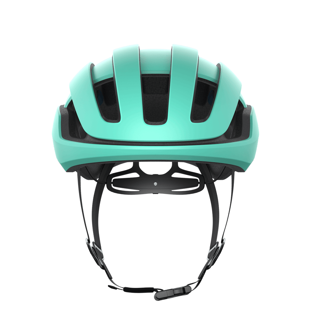 POC Omne Air Spin Road Cycling Helmet (Uranium Black/Fluorite Green Matt) | Cycling Gears Hub