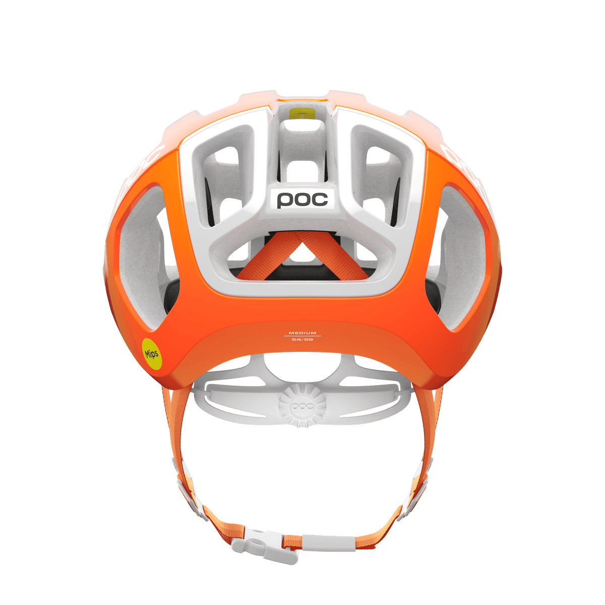 POC Ventral Air Road Cycling Helmet (Fluorescent Orange AVIP) | Cycling Gears Hub