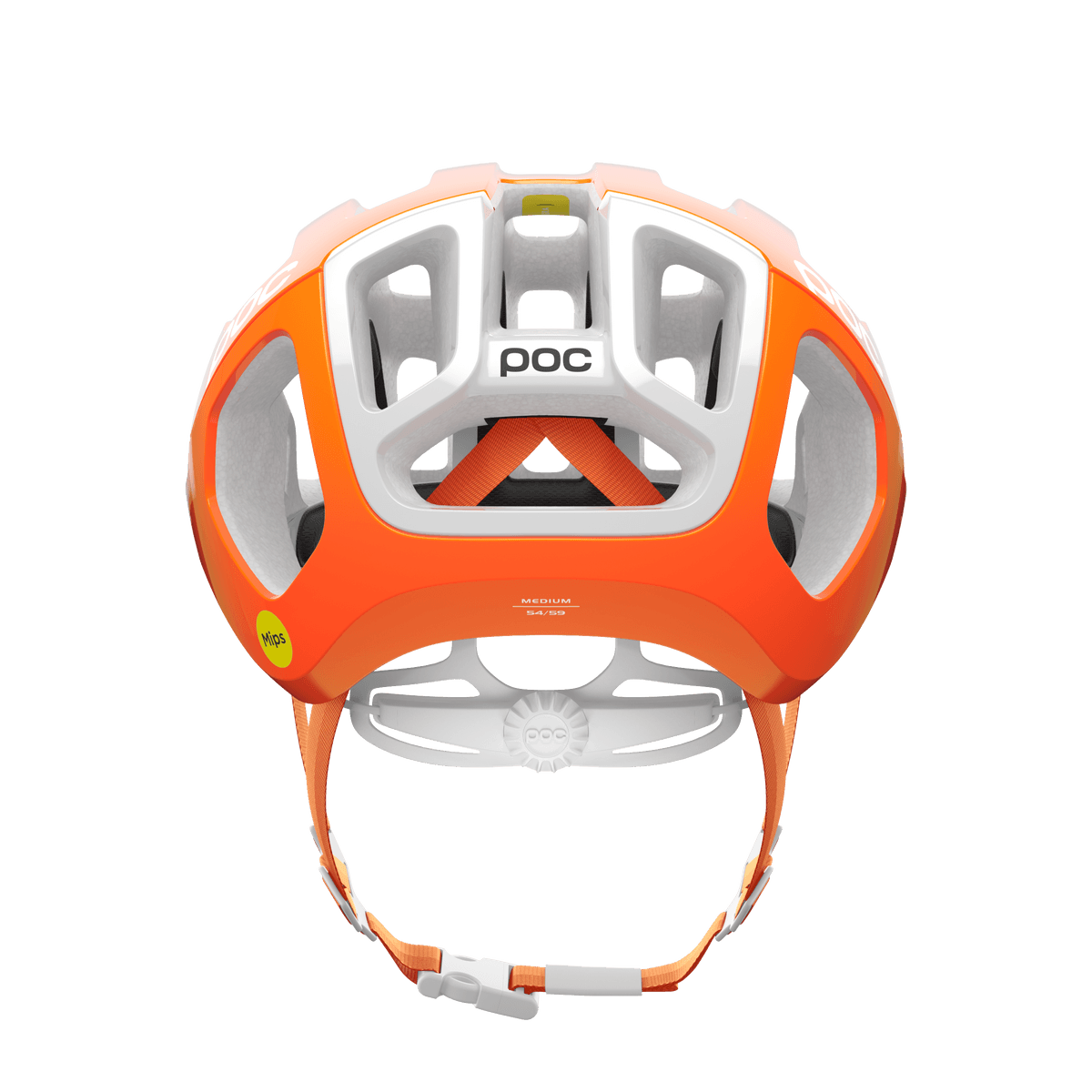 POC Ventral Air Road Cycling Helmet (Fluorescent Orange AVIP) | Cycling Gears Hub - Cycling Gears Hub
