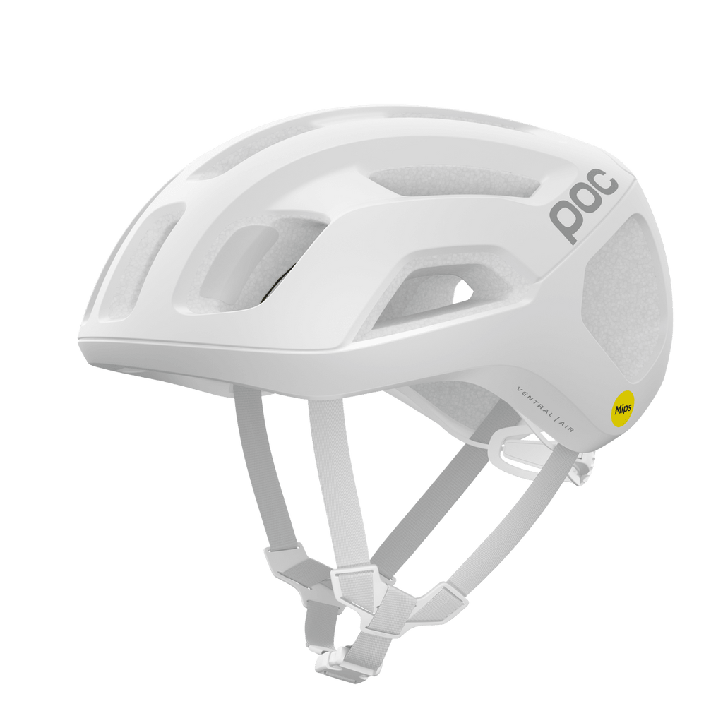 POC Ventral Air Road Cycling Helmet (Hydrogen White Matt) | Cycling Gears Hub