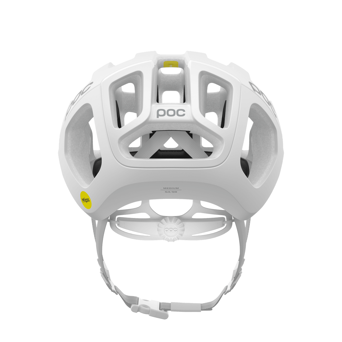 POC Ventral Air Road Cycling Helmet (Hydrogen White Matt) | Cycling Gears Hub