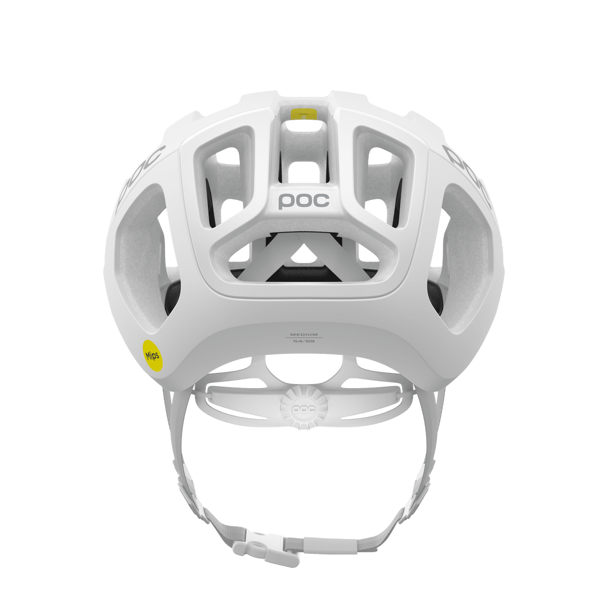 POC Ventral Air Road Cycling Helmet (Hydrogen White Matt) | Cycling Gears Hub - Cycling Gears Hub
