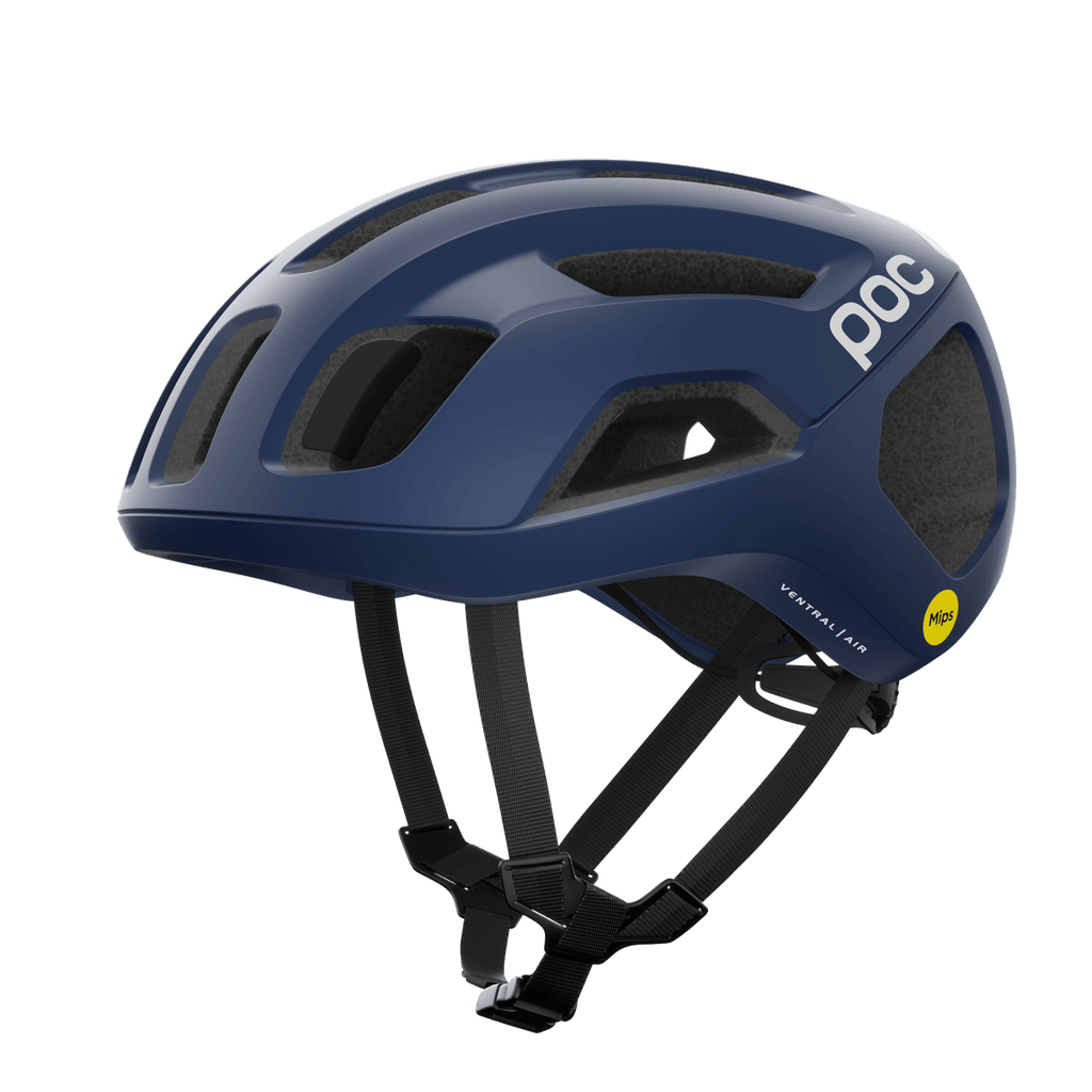 POC Ventral Air Road Cycling Helmet (Lead Blue Matt) | Cycling Gears Hub